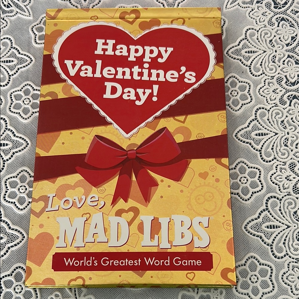 Valentine's Day Mad Libs Word Game